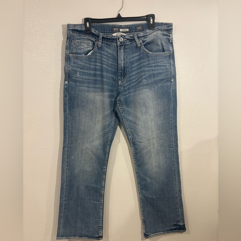 BKE Light Blue Jake Bootleg Cut Jeans